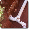 Diverter valve between existing system & repair system